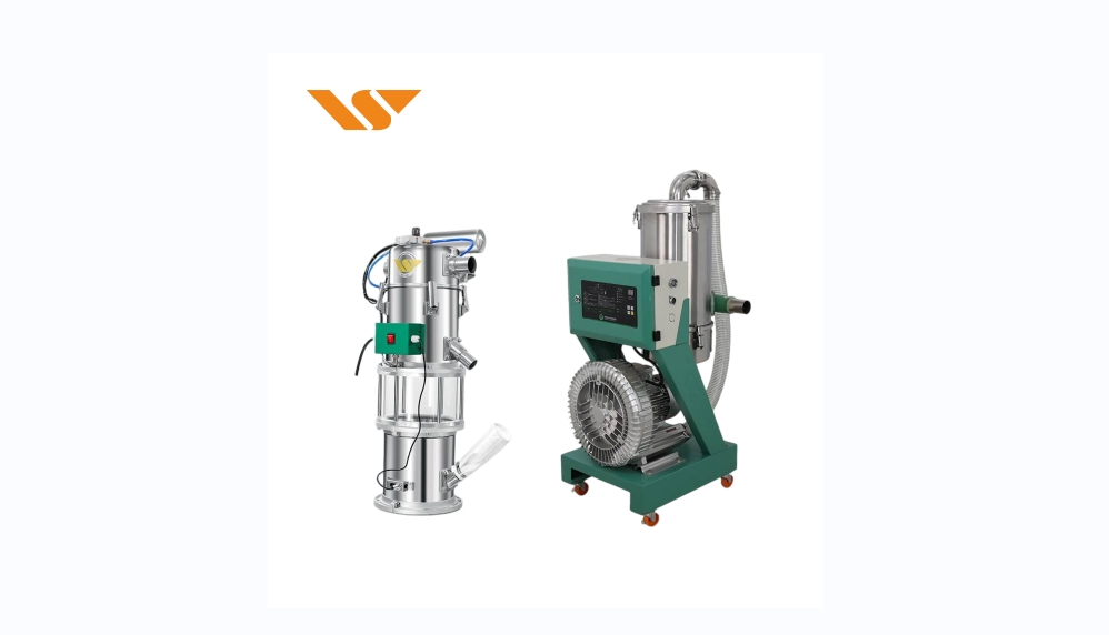 How does hopper vacuum loader work?